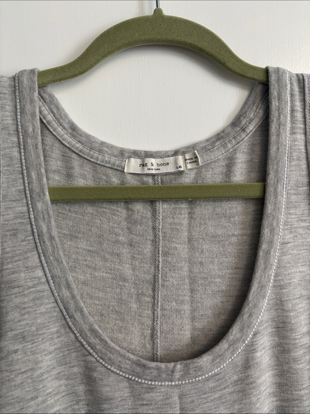 rag & bone Gray Ribbed Tank Dress - Picture 2 of 5